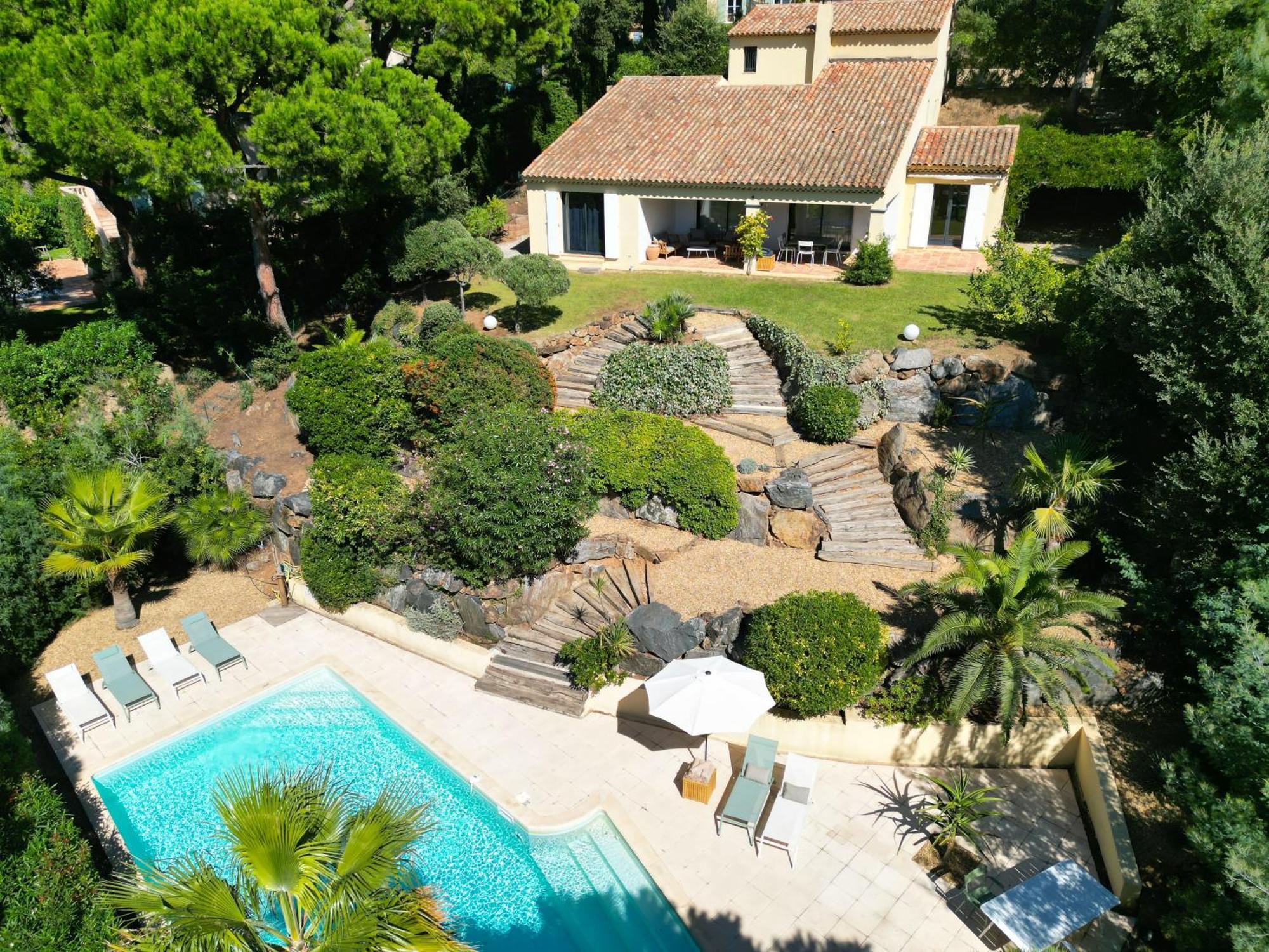 Villa Boca A Gigaro - Avec Vue Et Piscine Chauffee Ла-Круа-Вальме Екстер'єр фото